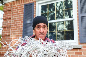How to Hang Christmas Lights On Brick